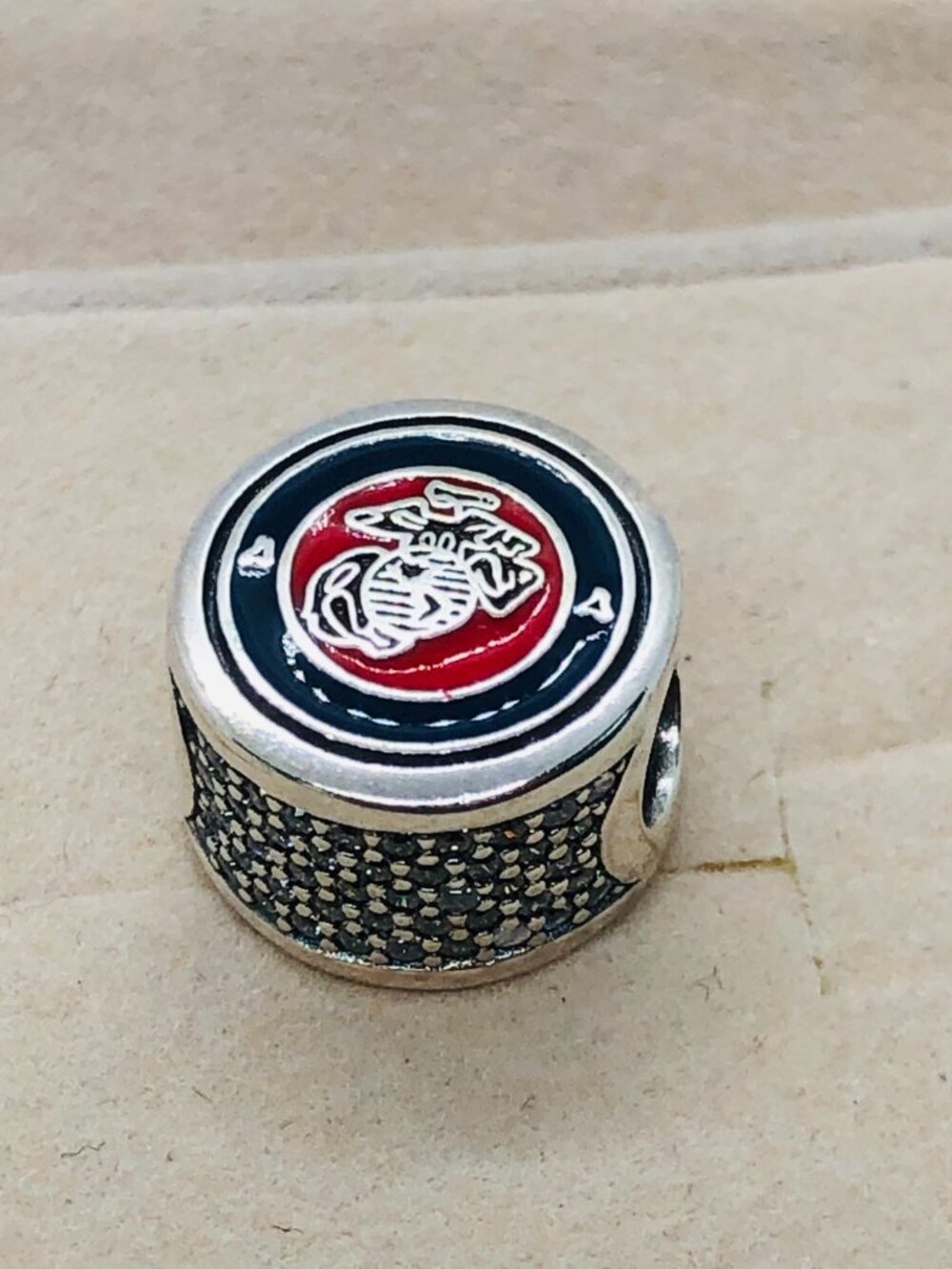 ✨🔥Pandora USMC U.S. Marines Military Exclusive bead Charm
